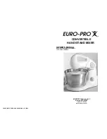 Euro-Pro EP585W Owner'S Manual предпросмотр