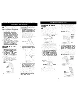 Preview for 3 page of Euro-Pro EP585W Owner'S Manual