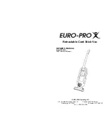 Euro-Pro EP604H Owner'S Manual предпросмотр