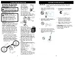 Preview for 8 page of Euro-Pro EP6312H Owner'S Manual