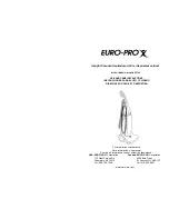 Предварительный просмотр 1 страницы Euro-Pro EP704 Use And Care Instructions Manual