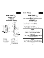 Предварительный просмотр 12 страницы Euro-Pro EP704 Use And Care Instructions Manual