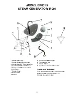 Предварительный просмотр 4 страницы Euro-Pro EP8015 Use And Care Instruction Manual