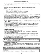 Предварительный просмотр 6 страницы Euro-Pro EP8015 Use And Care Instruction Manual