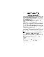 Preview for 2 page of Euro-Pro EP908H Owner'S Manual