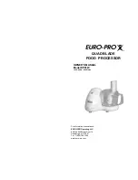 Preview for 1 page of Euro-Pro EP91W Owner'S Manual