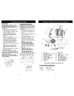 Preview for 5 page of Euro-Pro EP91W Owner'S Manual