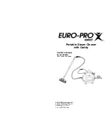 Euro-Pro EURO-PRO SELECT EP922H Owner'S Manual preview