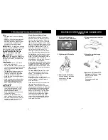 Preview for 5 page of Euro-Pro EURO-PRO SELECT EP922H Owner'S Manual