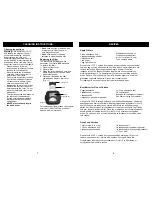 Preview for 5 page of Euro-Pro F1042 Owner'S Manual