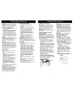 Preview for 5 page of Euro-Pro F1052 Owner'S Manual