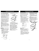 Предварительный просмотр 3 страницы Euro-Pro F2015L/F2015 Owner'S Manual