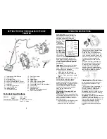 Preview for 4 page of Euro-Pro FC251 Owner'S Manual