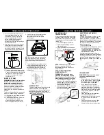 Предварительный просмотр 6 страницы Euro-Pro GI485XH Owner'S Manual