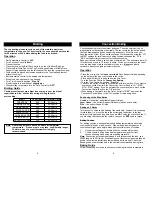 Preview for 4 page of Euro-Pro JO287SP Owner'S Manual