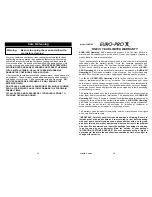 Preview for 7 page of Euro-Pro JO287SP Owner'S Manual