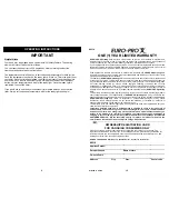 Preview for 6 page of Euro-Pro K4318 Owner'S Manual