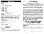 Preview for 11 page of Euro-Pro KC260 Owner'S Manual