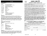 Preview for 16 page of Euro-Pro KC260 Owner'S Manual