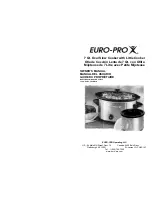 Preview for 1 page of Euro-Pro KC271LC Owner'S Manual