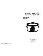 Euro-Pro KC275W Owner'S Manual предпросмотр