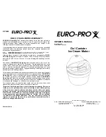 Preview for 1 page of Euro-Pro KP160 Owner'S Manual