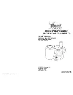 Предварительный просмотр 1 страницы Euro-Pro KP81S Owner'S Manual