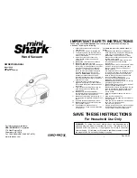 Euro-Pro MINI SHARK EP031 Owner'S Manual preview