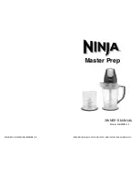 Euro-Pro NINJA Master Prep QB900W 30 Owner'S Manual preview