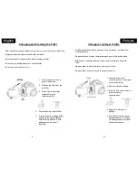 Preview for 10 page of Euro-Pro OM077 Use And Care Instructions Manual