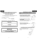 Preview for 14 page of Euro-Pro OM077 Use And Care Instructions Manual