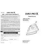 Предварительный просмотр 1 страницы Euro-Pro POWERPRO GI468H Owner'S Manual