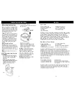 Preview for 4 page of Euro-Pro PROFESSIONAL COOL TOUCH DEEP FRYER F2015 Owner'S Manual