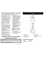 Предварительный просмотр 5 страницы Euro-Pro QUAD-BLADE BLENDER KB305E Owner'S Manual