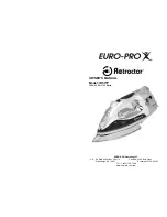 Предварительный просмотр 1 страницы Euro-Pro RECTRACTOR IR577P Owner'S Manual