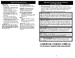 Preview for 8 page of Euro-Pro S3101P Owner'S Manual