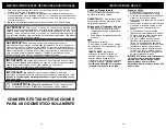 Preview for 12 page of Euro-Pro S3101P Owner'S Manual