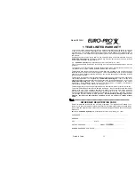 Preview for 2 page of Euro-Pro S3325H Owner'S Manual