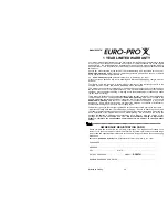 Preview for 2 page of Euro-Pro SC507H Owner'S Manual