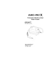 Euro-Pro SC926H Owner'S Manual preview