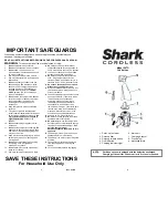 Preview for 2 page of Euro-Pro SHARK CORDLESS SV70 User Manual