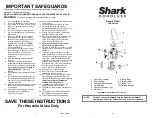 Preview for 2 page of Euro-Pro Shark CORDLESS SV748 N Owner'S Manual