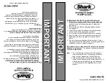 Euro-Pro Shark CORDLESS V1900C Manual preview