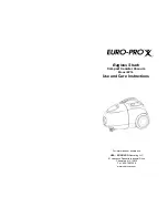 Preview for 1 page of Euro-Pro Shark EP76 Use And Care Instructions Manual