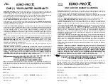 Preview for 14 page of Euro-Pro Shark IR436NB Owner'S Manual