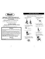 Preview for 3 page of Euro-Pro Shark Professional UV210 Owner'S Manual