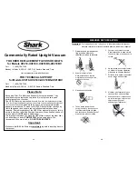 Preview for 14 page of Euro-Pro Shark Professional UV210 Owner'S Manual