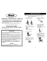 Preview for 17 page of Euro-Pro Shark Professional UV210 Owner'S Manual