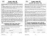 Preview for 10 page of Euro-Pro Shark S3101 N Owner'S Manual