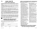 Preview for 8 page of Euro-Pro Shark S3350 Owner'S Manual